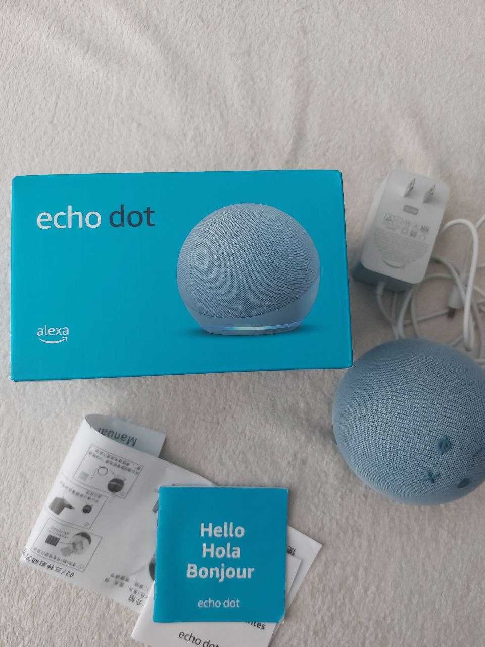 Нова розумна портативна колонка Echo Dot від Amazon з вбудованою Alexa