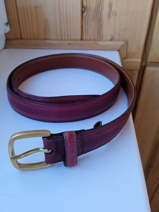 Кожанный ремень пояс