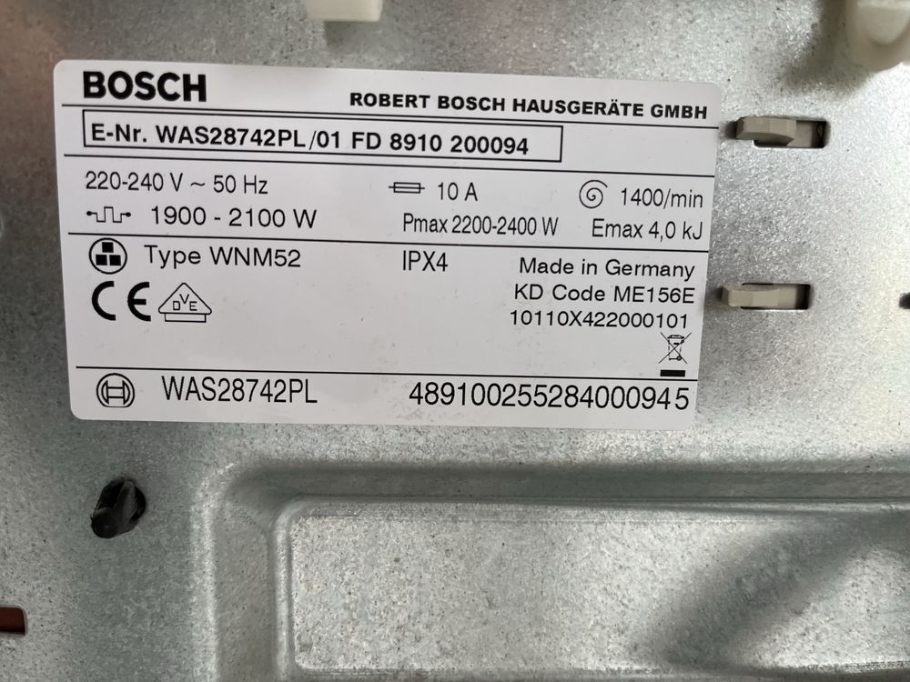 Silnik bezszczotkowy EcoSilence Drive do pralki Bosch logixx 8.
