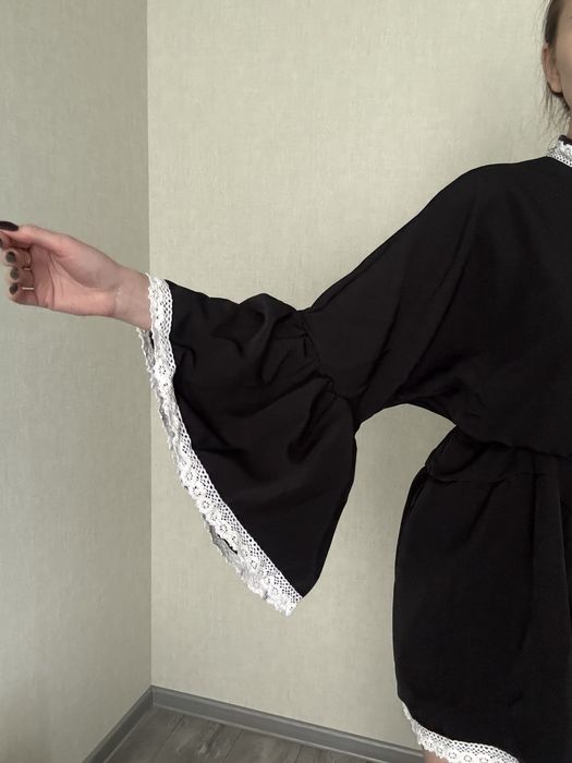 Чорна сукня, сукня, коротка сукня, святкова сукня, сукня з рюшами