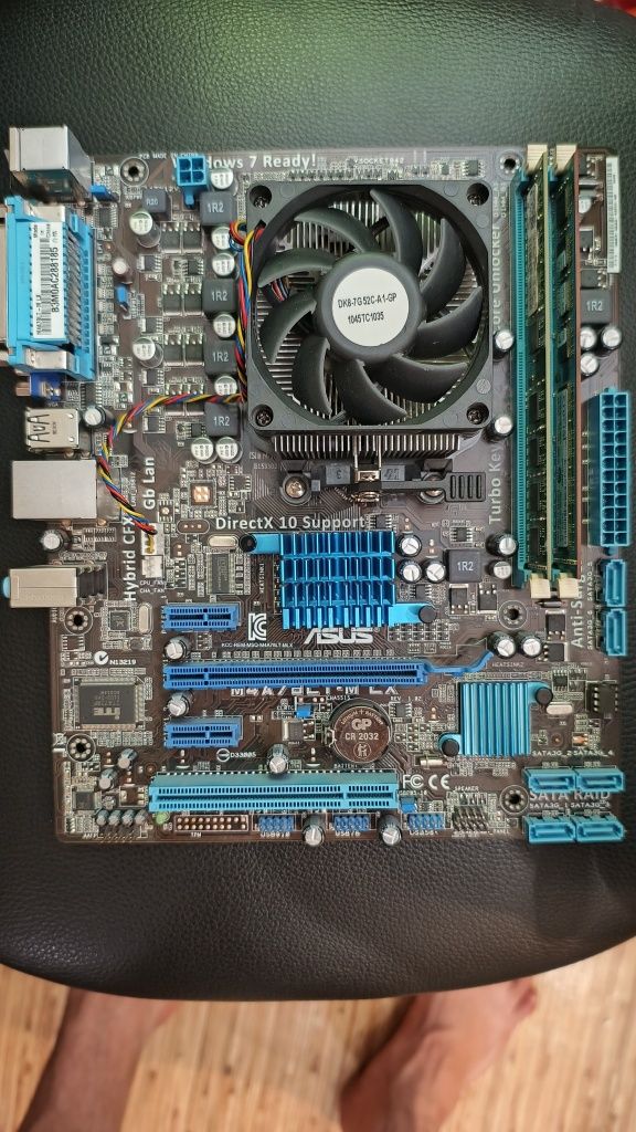 Комплект материнская плата AMD+процессор Phenom+ ОЗУ DDR3