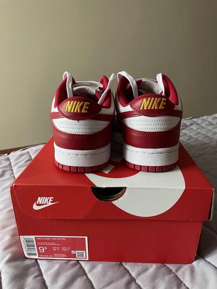 Nike Dunk Low USC Red Gym 43