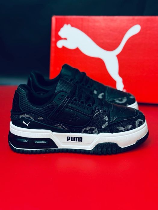 Осенние кросовки Puma кожаные / кросовки пума подростковые женские