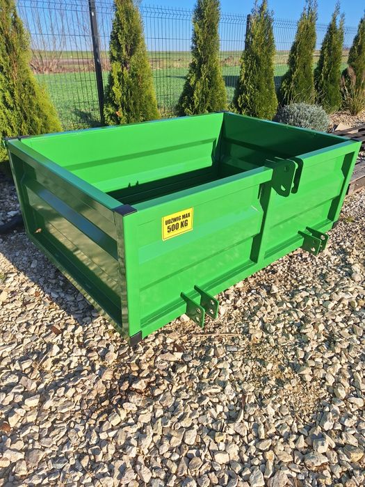 Skrzynia transportowa do ciągnika i minitraktorków