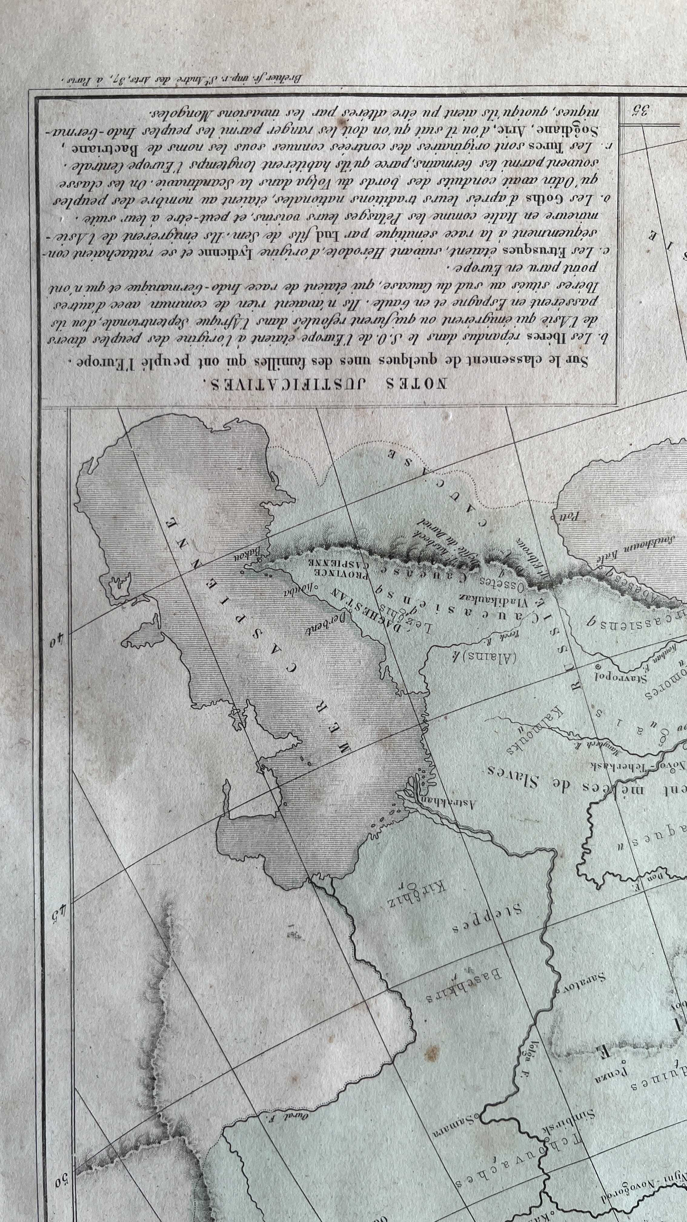 Stara mapa polityczna Europy 1866 / XIX wiek