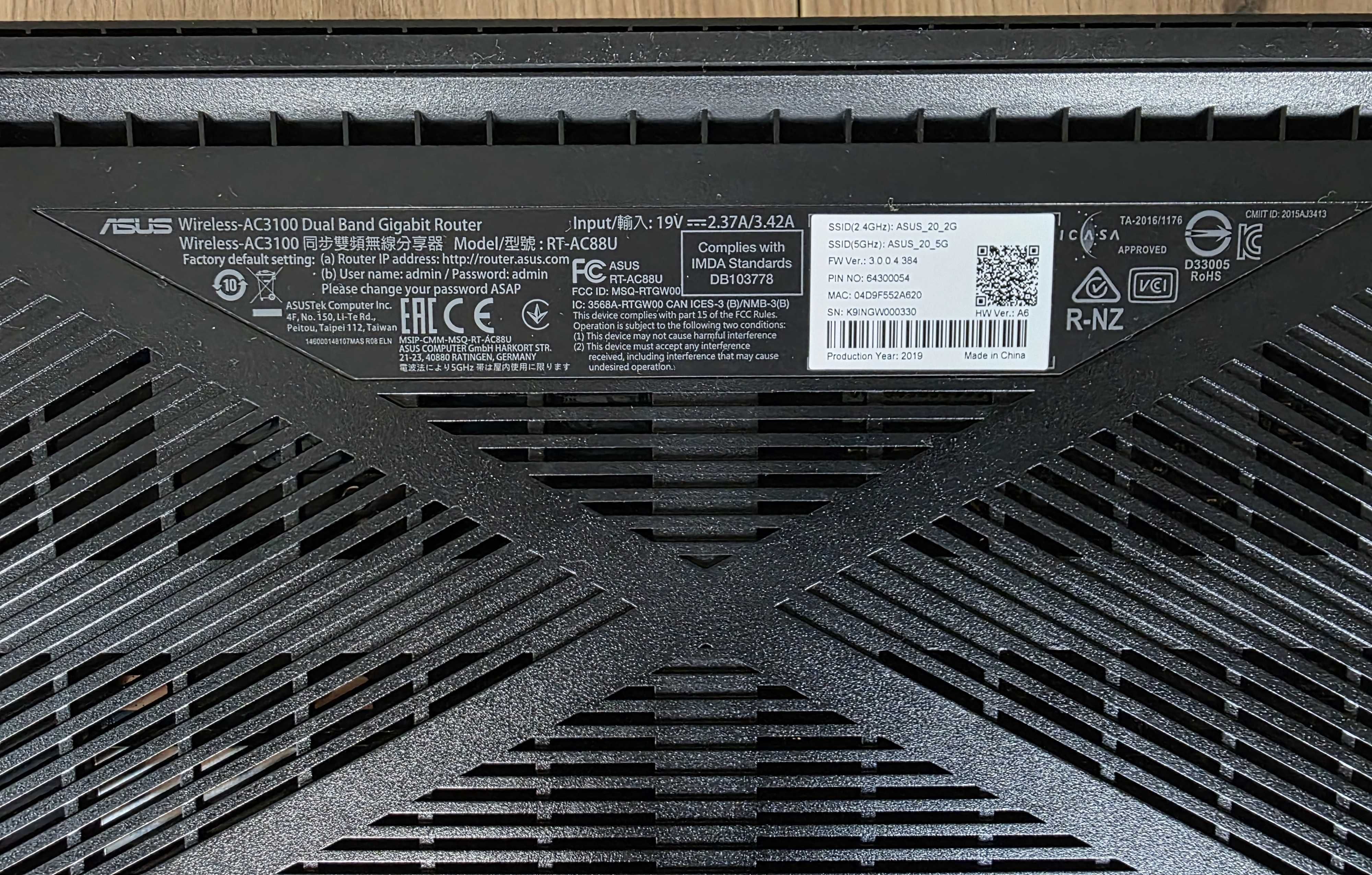 Router ASUS RT-AC88U