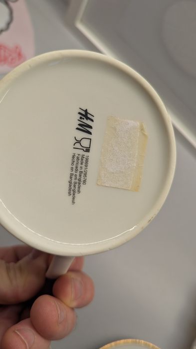 Filiżanka pozłacana h&m home