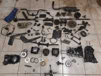 Suzuki LT 50 części cylinder wydech kierownica oś piasta karter nóżki