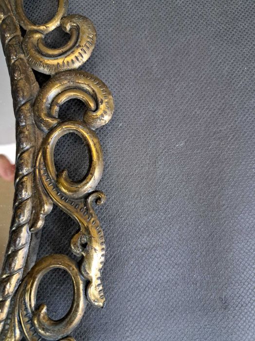 Lustro owalne stylowe wiszące