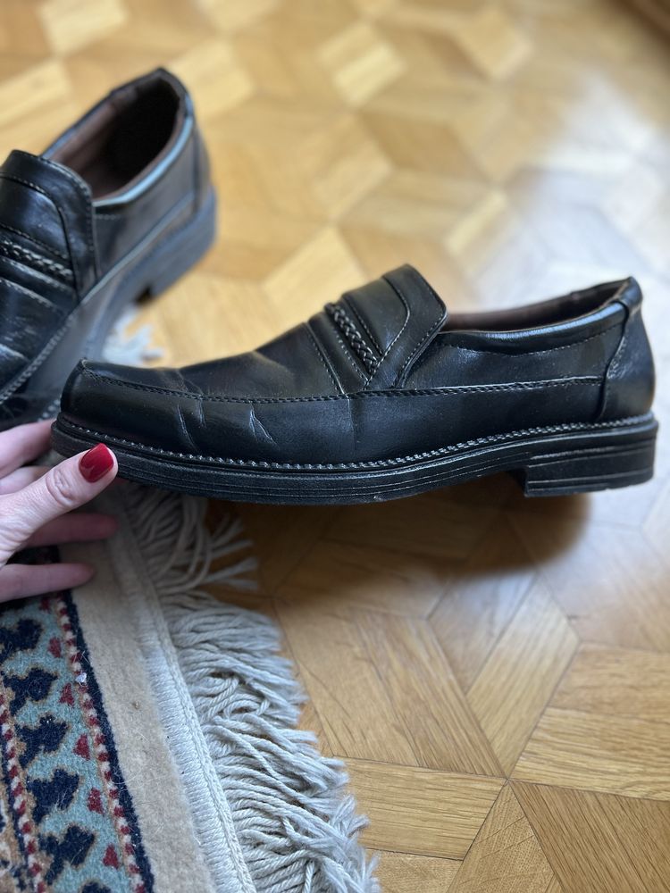 Buty mokasyny czarne