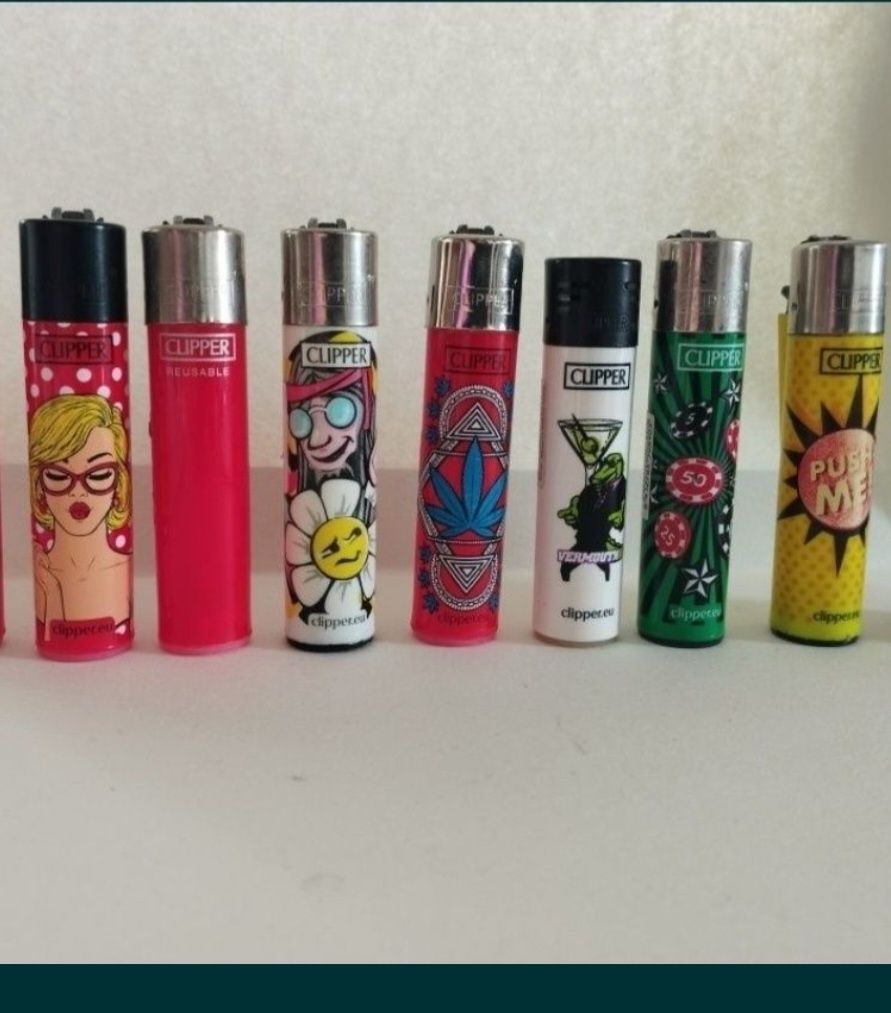 Clipper - zapalniczki - resztki kolekcji POP gratis