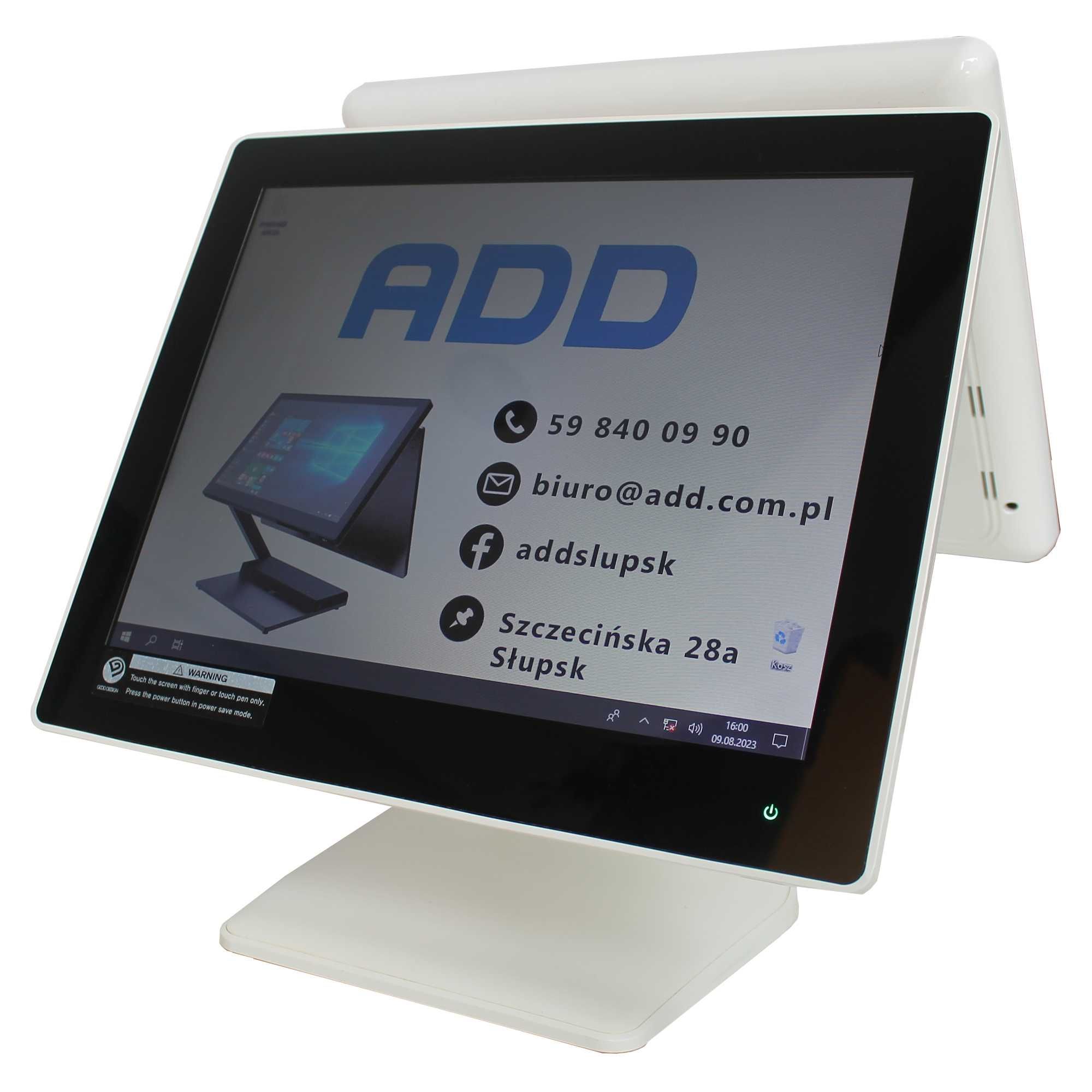 Terminal POS dotykowy APEXA + monitor klienta