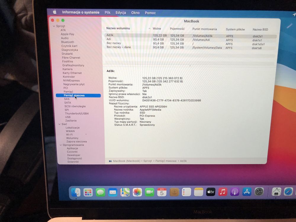 MacBook Retina early 2015r nowa bateria