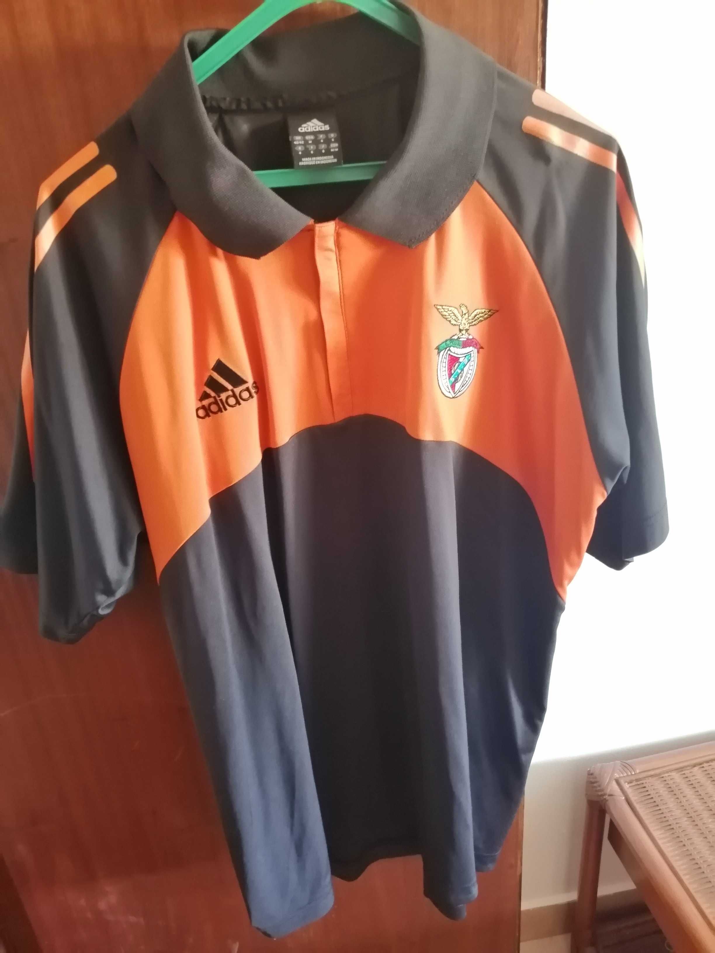 Conjunto Fato de treino+camiseta+blusão Adidas Benfica como NOVO