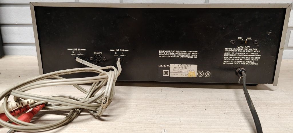 Magnetofon deck SONY TC-K1A