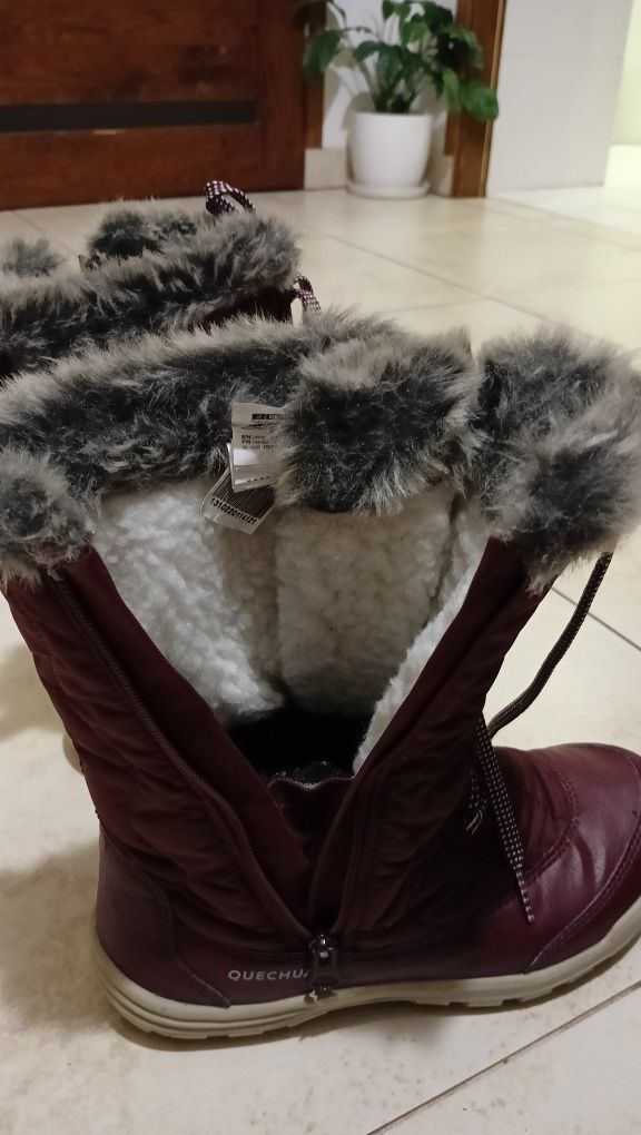Śniegowce buty zimowe 37 23.5 Quechua