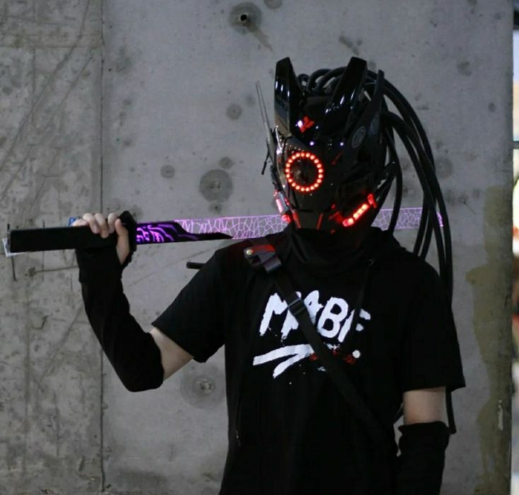 Máscaras Cyberpunk Stream Twitch YouTuber