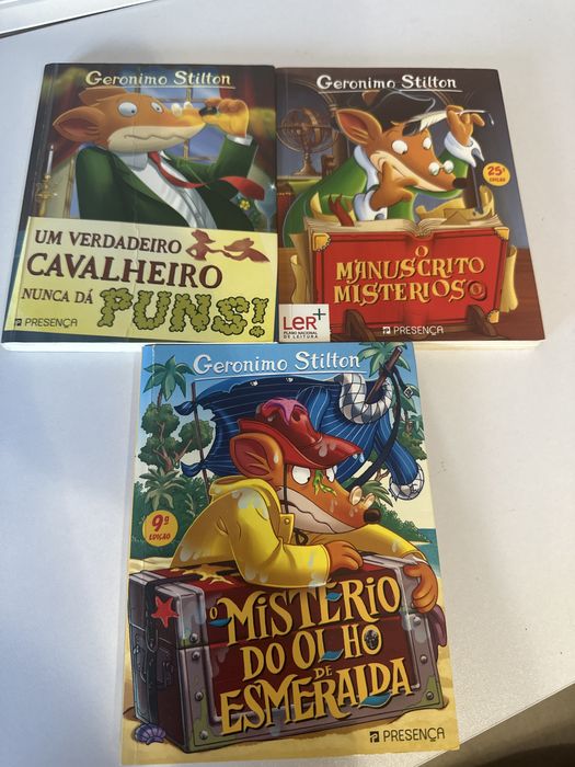 3 Livros Geronimo Stilton