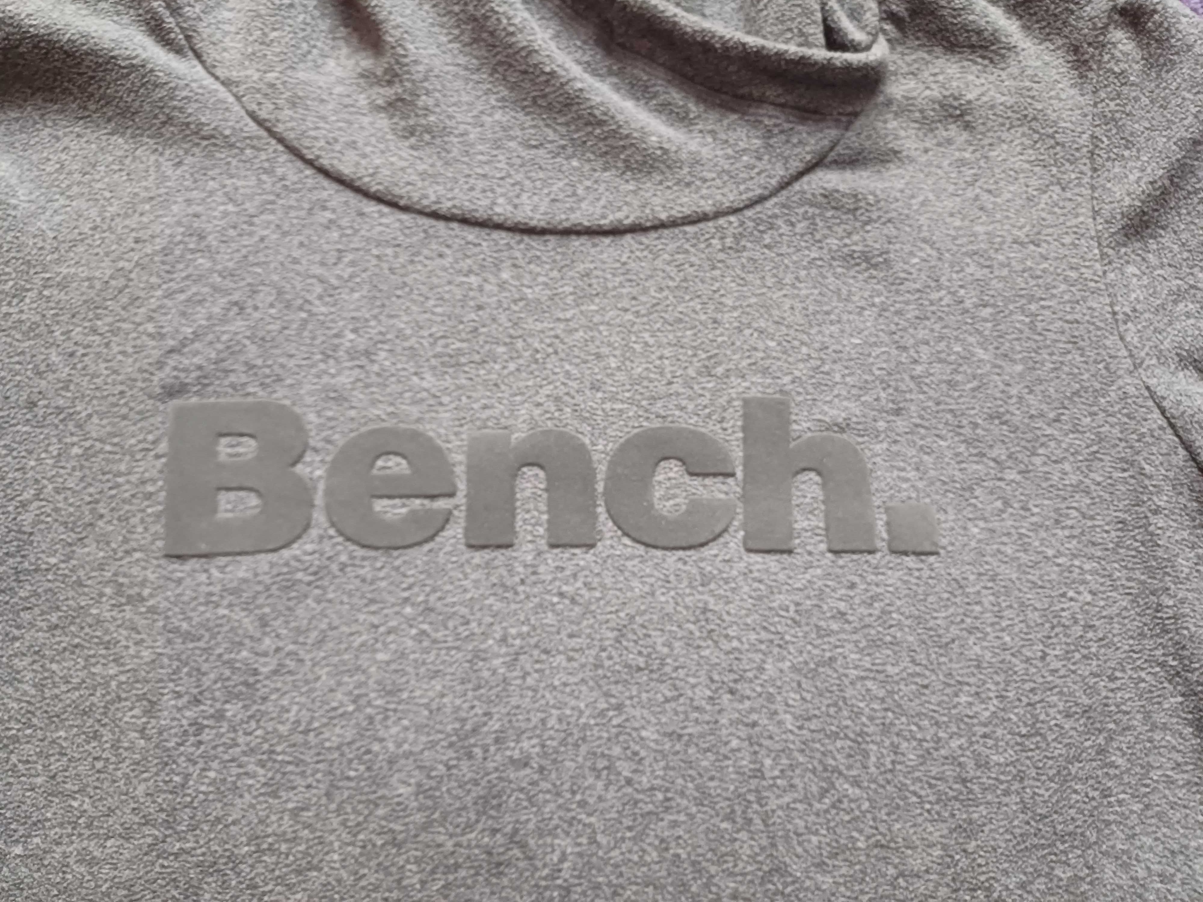 Popielata bluza z kapturem Bench