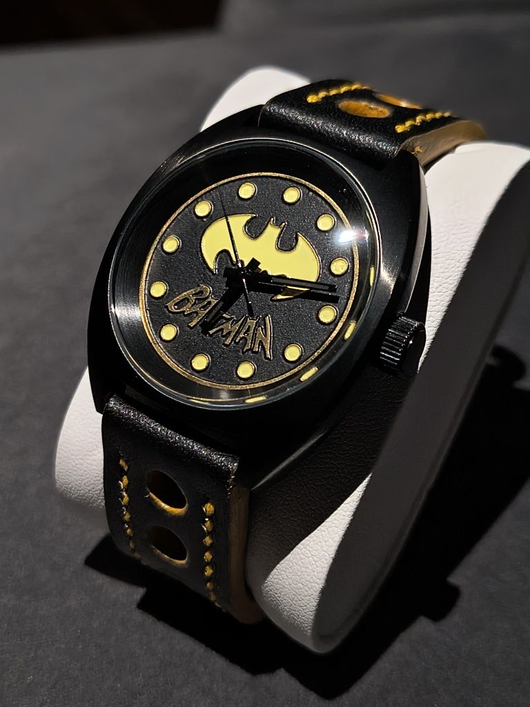 Zegarek męski BATMAN automatyczny custom Seiko mod