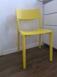 Ikea Janinge żółte krzesło