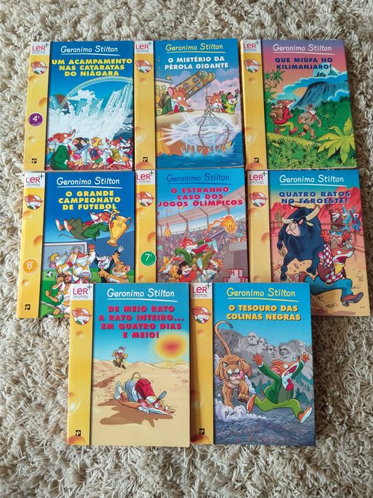 Livros coleção Gerônimo Stilton