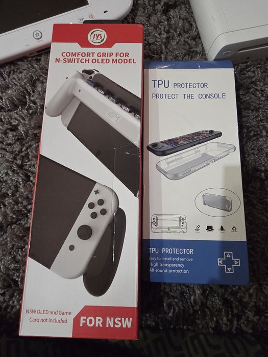 Гріп до nintendo switch oled та бампер для nintendo lite