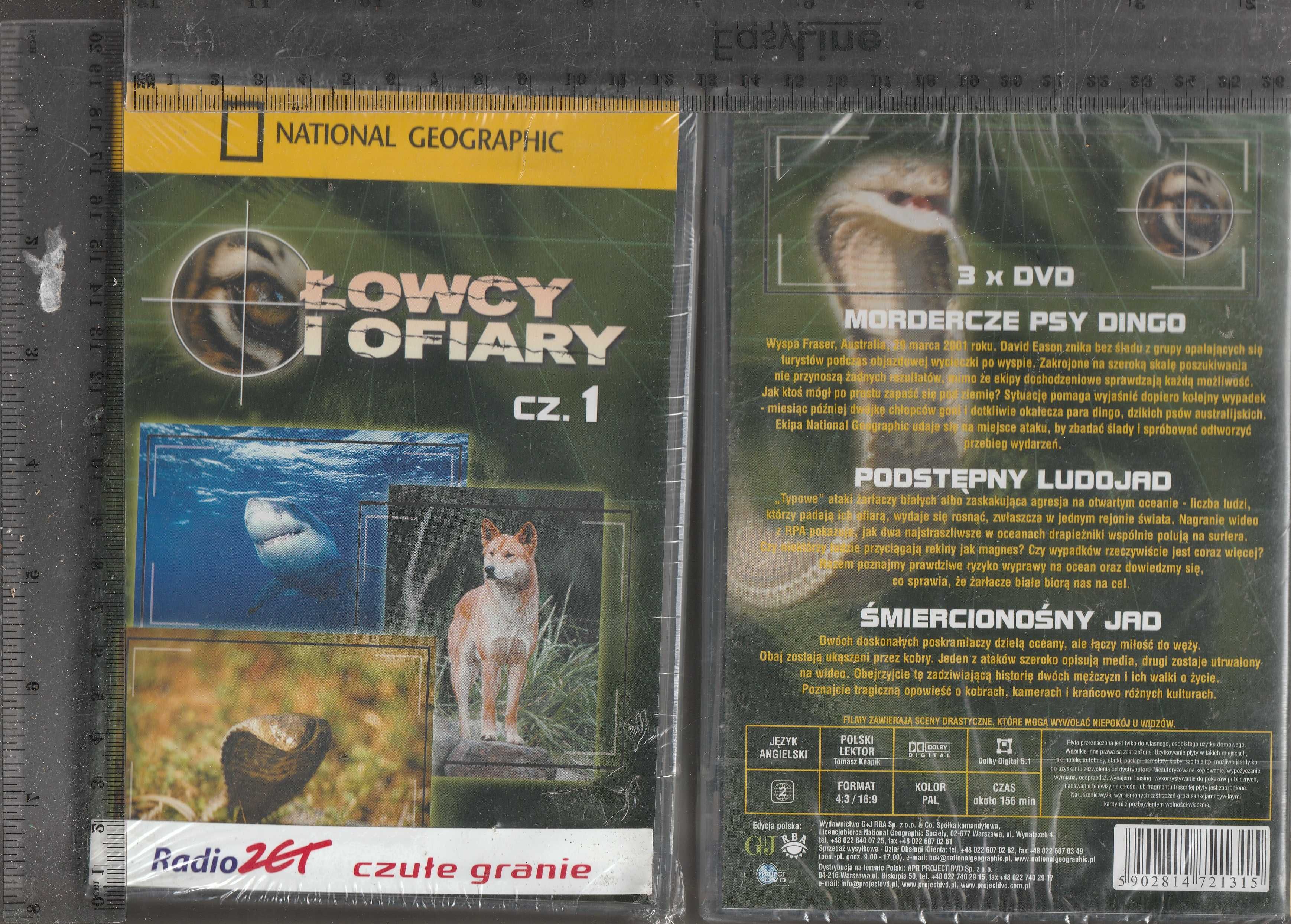 Łowcy i ofiary część.1 National Geographic DVD