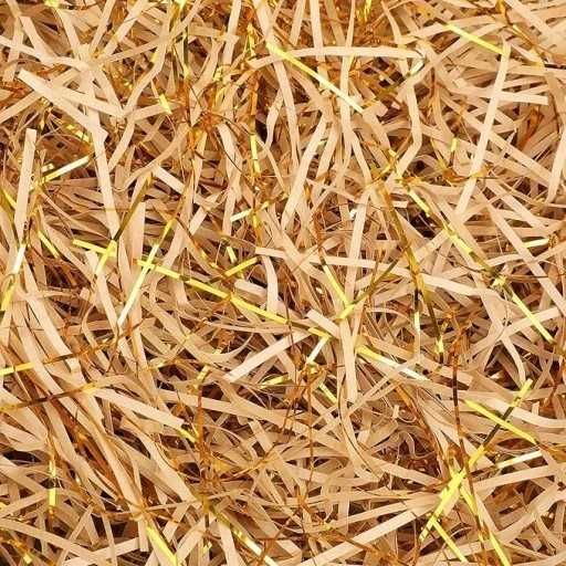 100g rozdrobnionego papieru wypełniacz rafia rozdrobniony papier bibuł