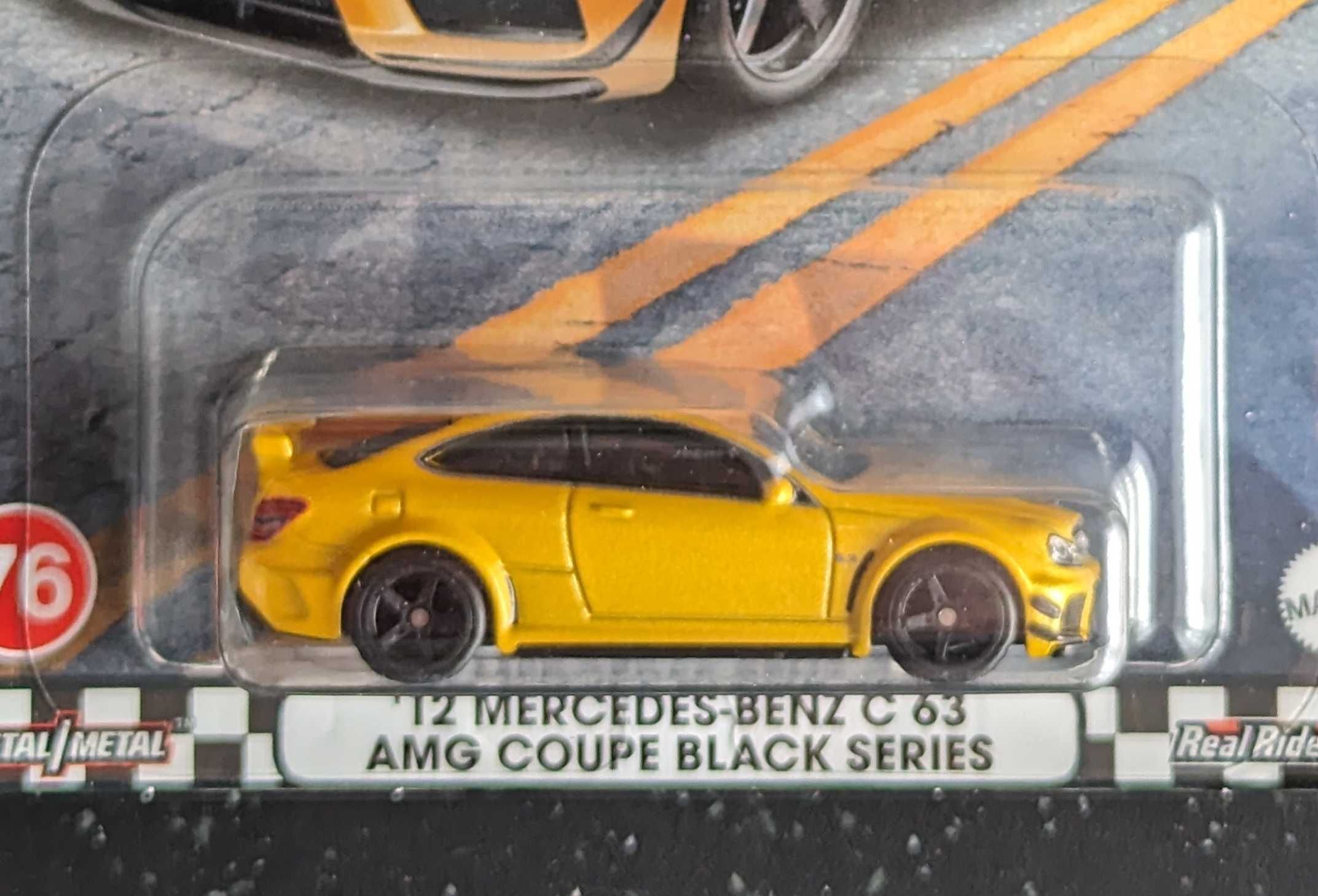 Hot Wheels Premium Mercedes-Benz C 63 AMG Coupe Black Series