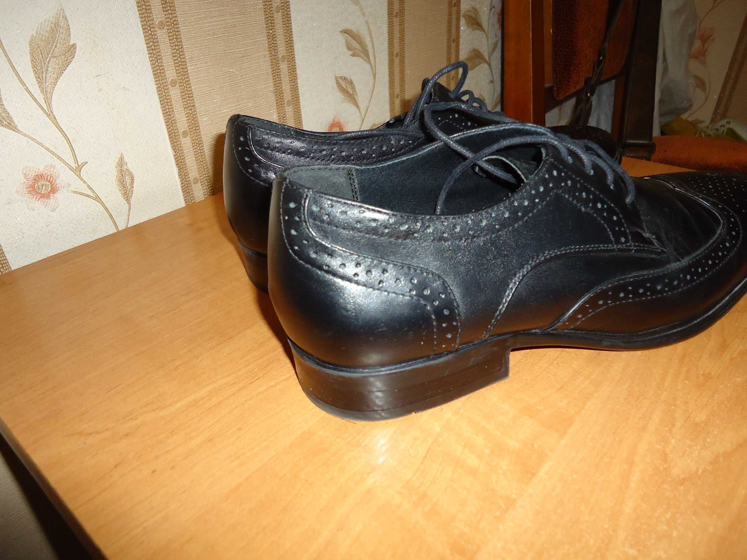 Мужские кожаные туфли MARK NASON, размер 43(29)