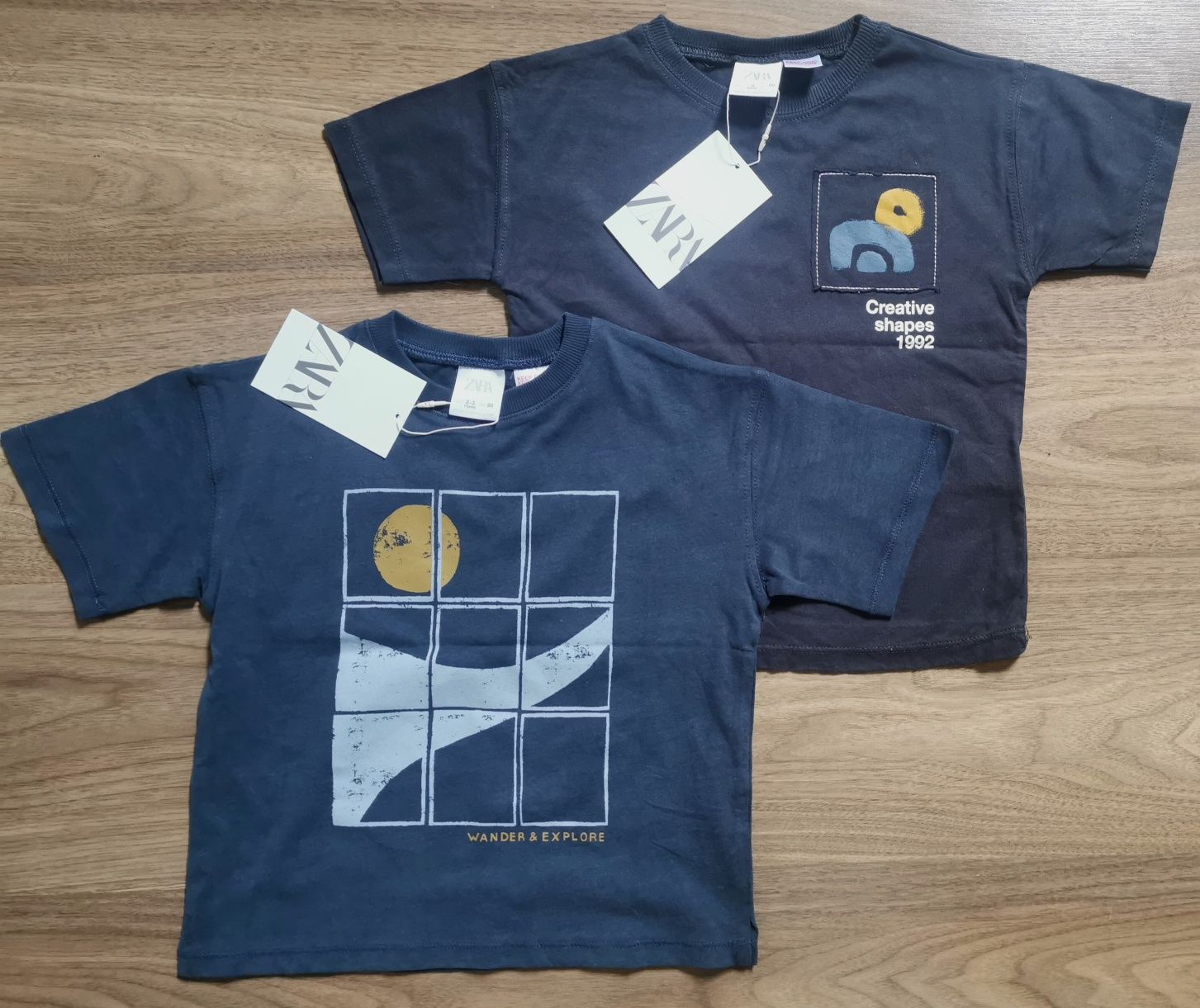 2 sztuki t-shirt ZARA roz. 98