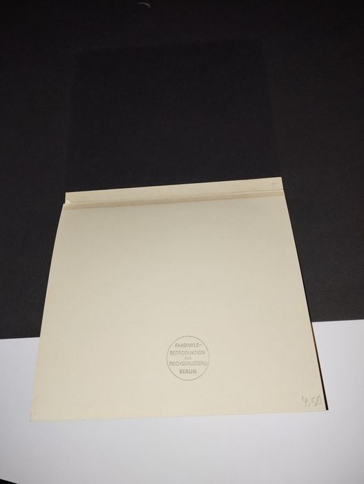 Faksymila grafiki Wygnanie Hagar Rembrandt Reichsdruckerei Berlin