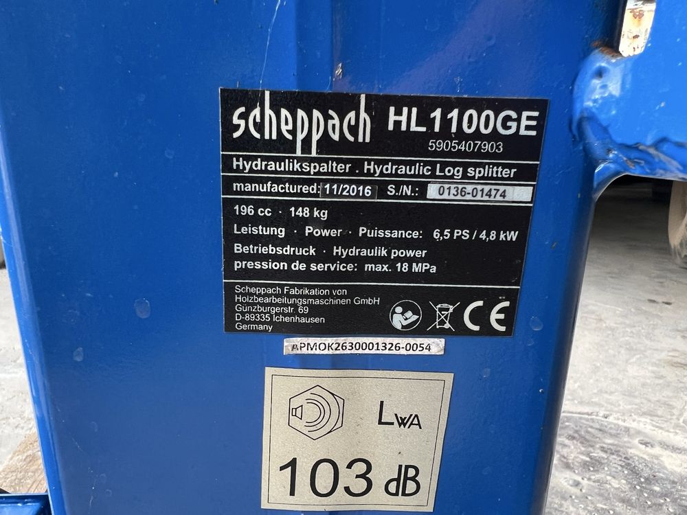 Łuparka spalinowa 11t super stan
