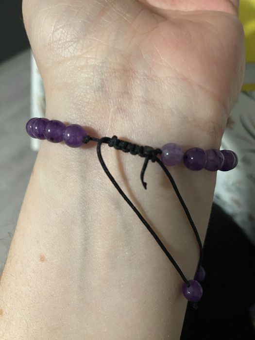 Набір з натурального аметисту