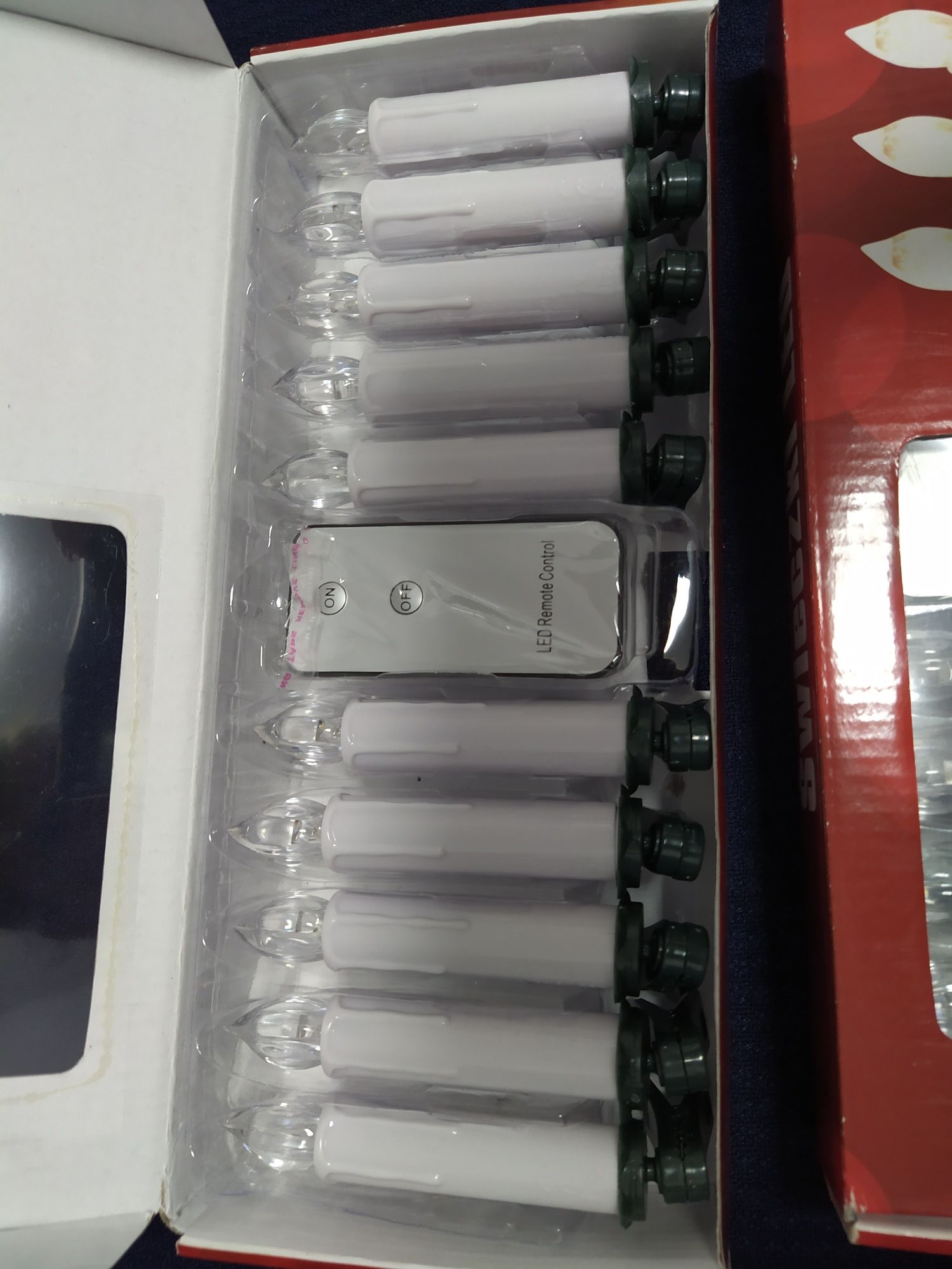 Nowe lampki świeczki led na pilota