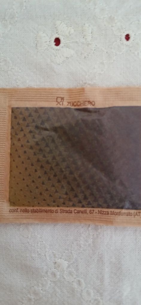 Pacote de açúcar italiano