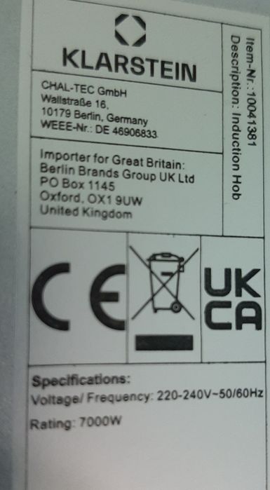 Индукционная плита Klarstein Magnichef 4