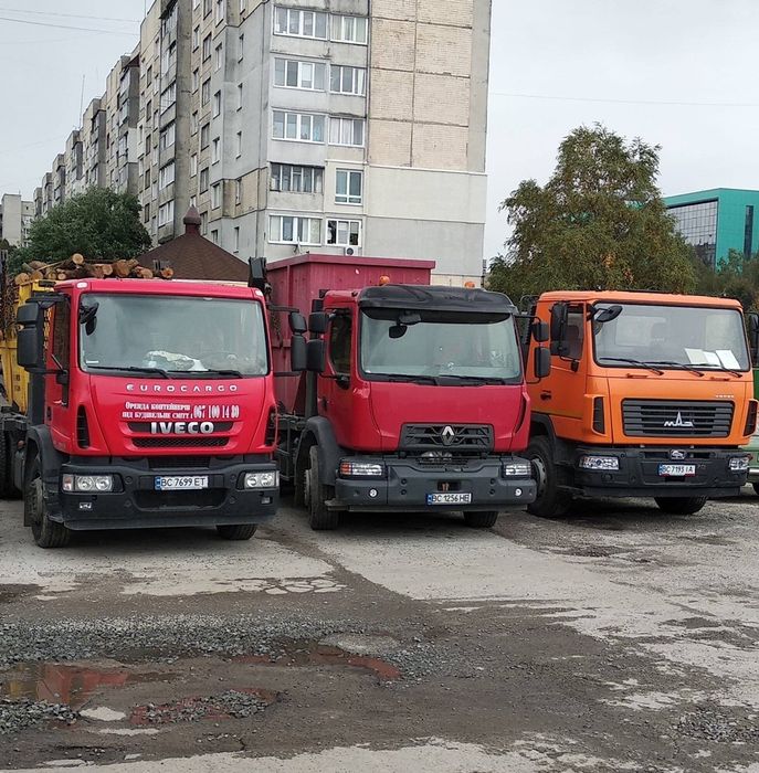 Вивіз будівельного сміття Львів Оренда контейнера під сміття