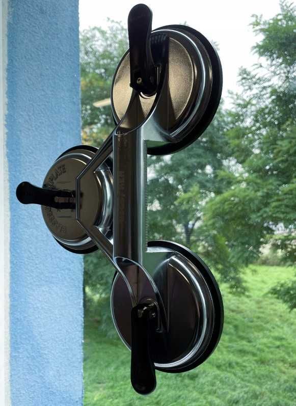Uchwyt przyssawka 3x120mm do płytek szyb glazury szkła gresu