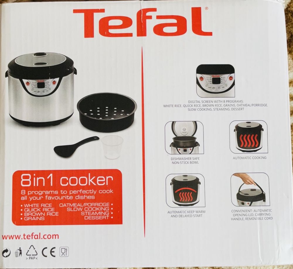Tefal 8 в 1 мультиварка. Англія.