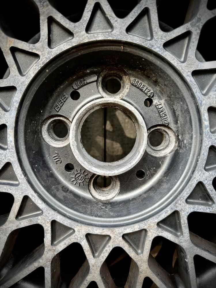 2szt. BBS 7x15,4x100 Vw golf mk2/mk3/Bmw e30.
