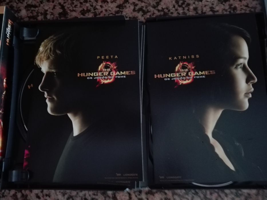 Filme The Hunger Games/Os Jogos da Fome Edição Prestígio c/ 4 postais