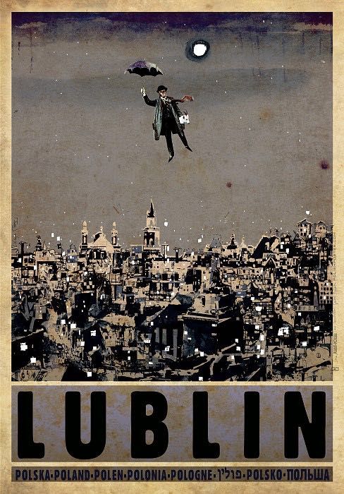 Plakat Lublin Polska Ryszard Kaja