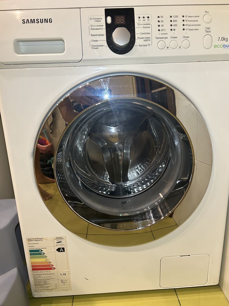 Стиральная Машина 7кг Самсунг Samsung ecobubble WF1702WCC