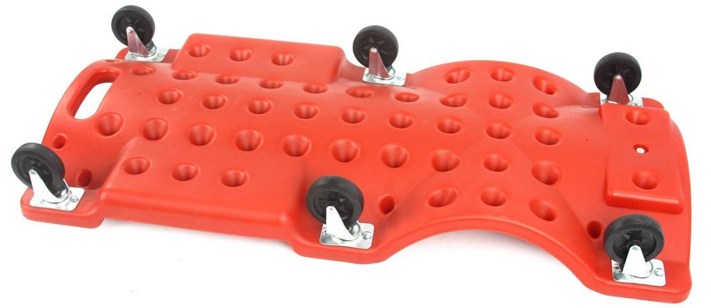 Leżanka warsztatowa wózek 6 kółek Leżak z nagłówkiem wózek warsztatowy