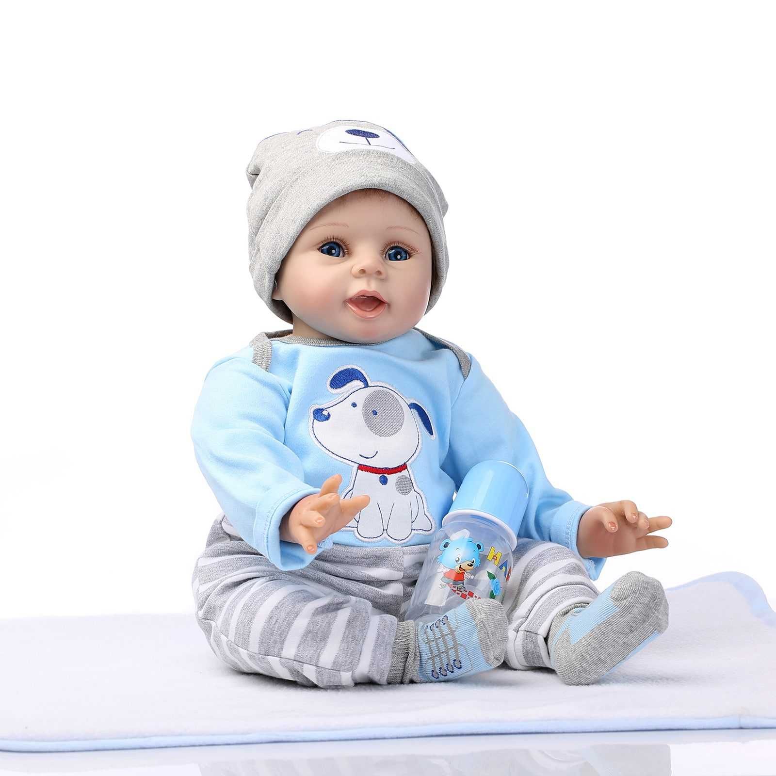 Лялька Реборн Хлопчик (Reborn Doll) 55 см Дениска