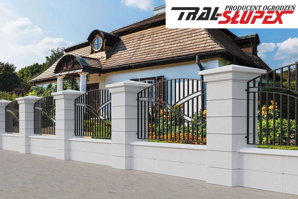 Ogrodzenie gładkie - boniowane -dworkowe 40x40x25