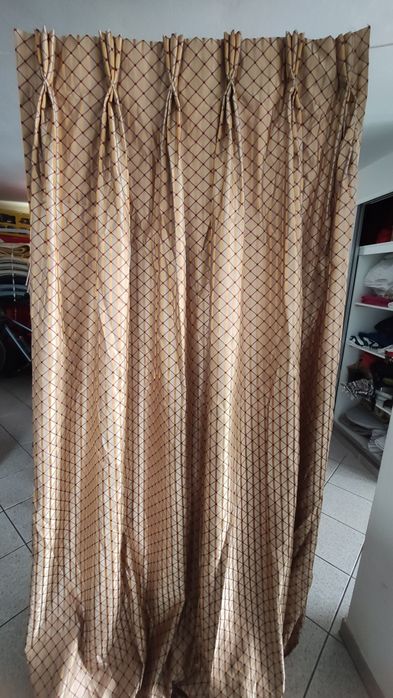 Cortinados para 2 janelas