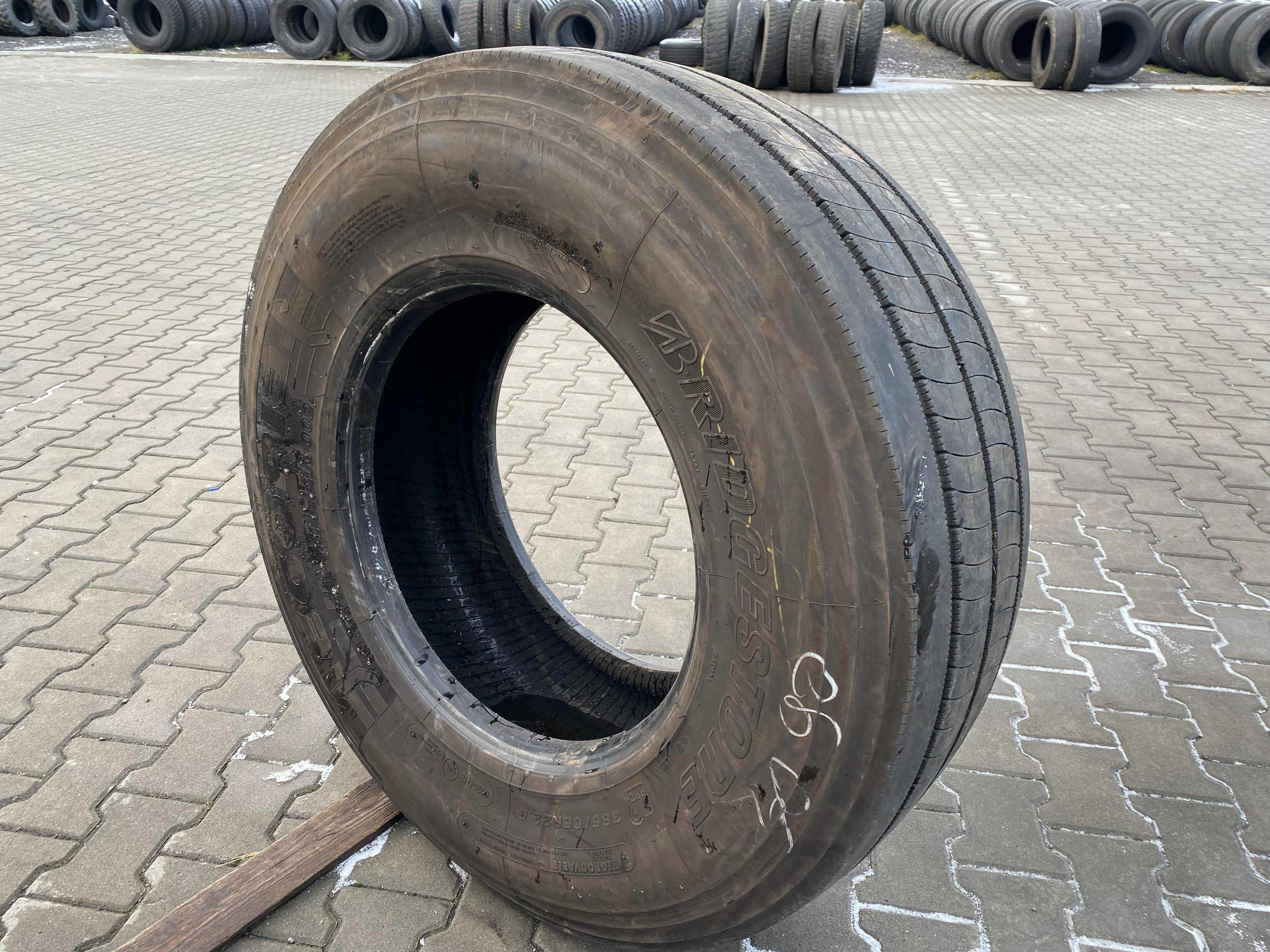 Opona 385/65R22.5 BRIDGESTONE H-STEER 002 Przód 9mm